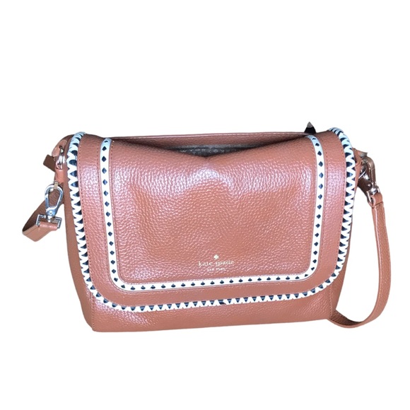 Kate Spade Coralie Sheffield Street Cognac Brown Leather Purse & Matching Wallet - Picture 11 of 16